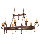 Meyda 54" Long Andorra Oblong Pendant 115624