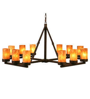 Meyda 48" Wide Parker 12 Light Chandelier 115643