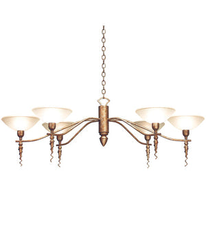Meyda 60" Long Blanca 6 Light Chandelier 115730