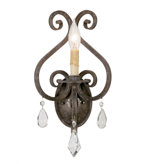 Meyda 10" Wide Gia 1 Light Wall Sconce