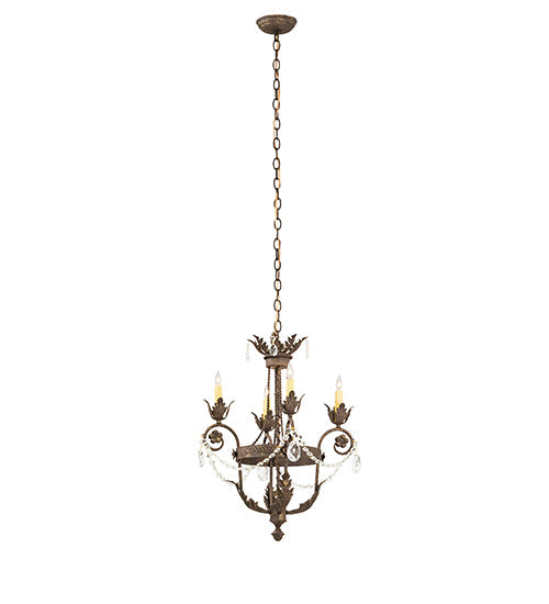 Meyda 18" Wide Antonia 4 Light Chandelier- 115834