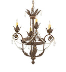 Meyda 18" Wide Antonia 4 Light Chandelier- 115834
