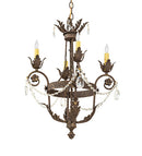 Meyda 18" Wide Antonia 4 Light Chandelier- 115834