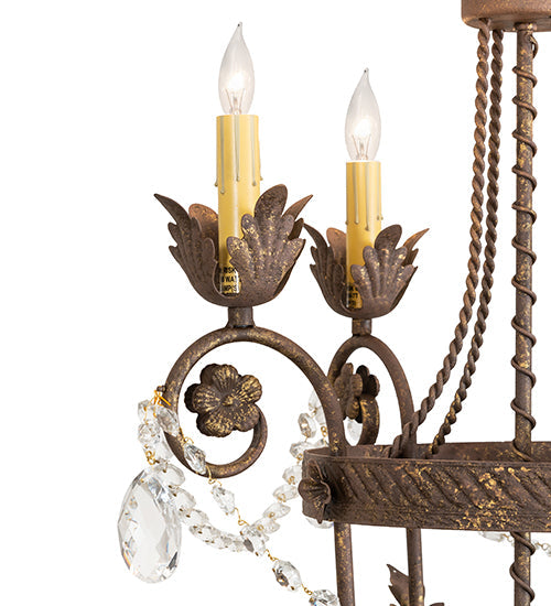 Meyda 18" Wide Antonia 4 Light Chandelier- 115834