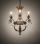 Meyda 18" Wide Antonia 4 Light Chandelier- 115834