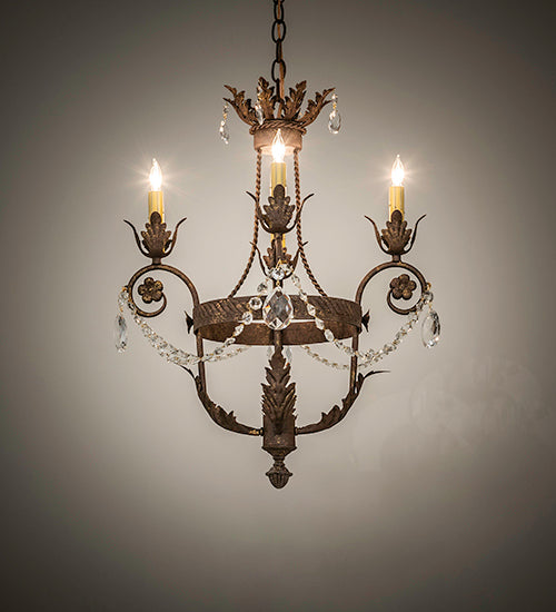 Meyda 18" Wide Antonia 4 Light Chandelier- 115834