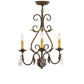 Meyda 18" Wide French Elegance 3 Light Chandelier- 115925