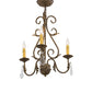 Meyda 18" Wide French Elegance 3 Light Chandelier- 115925