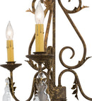 Meyda 18" Wide French Elegance 3 Light Chandelier- 115925