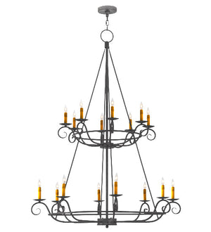 Meyda 45"W Estrella 16 LT Two Tier Chandelier 116031