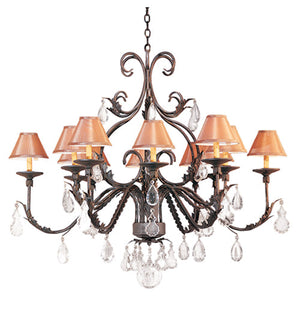 Meyda 48" Wide French Elegance 12 Light Chandelier 116072