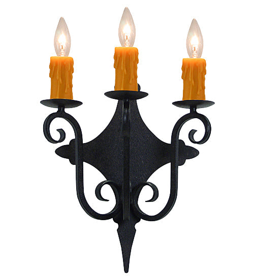 Meyda 15.5"W Angelique 3 LT Wall Sconce 116166