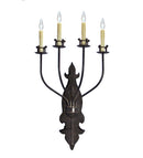 Meyda 20" Wide Beatrice 4 Light Wall Sconce 116296
