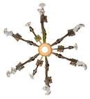 Meyda 26"w New Country French 9 Lt Chandelier- 116318