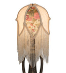 Meyda 7"W Fabric & Fringe Tulip Shade '11644