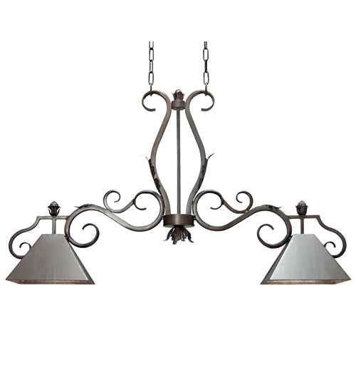 Meyda 48" Long Pedra 2 Light Island Pendant 116516