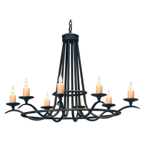 Meyda 48" Wide Octavia 8 Light Chandelier 116543