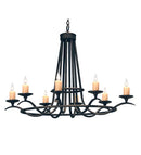 Meyda 48" Wide Octavia 8 Light Chandelier 116543
