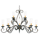 Meyda 48" Wide Zola 12 Light Two Tier Chandelier 116728