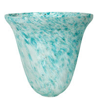Meyda 10.5" Wide Teal Dapple Shade '11867
