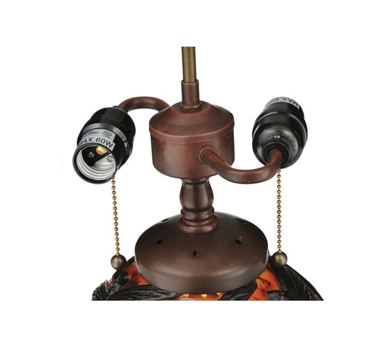 Meyda 16" High Sutter Lighted Base Table Lamp '118681