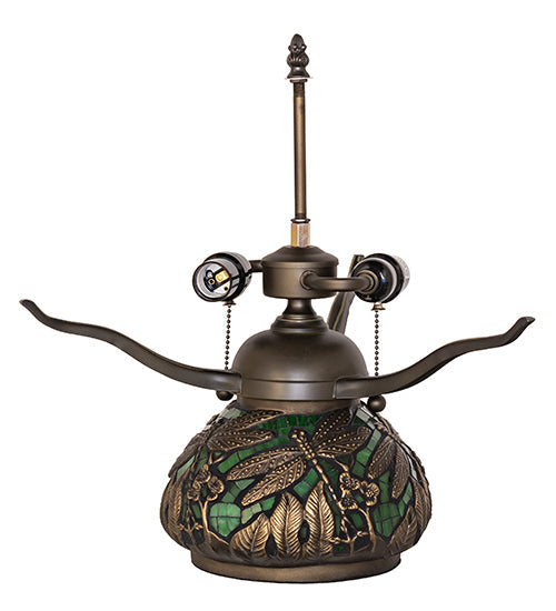 Meyda 16" High Mosaic Dragonfly 2 Light Table Base '118748