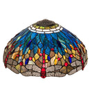 Meyda 18" Wide Tiffany Hanginghead Dragonfly Shade '118782