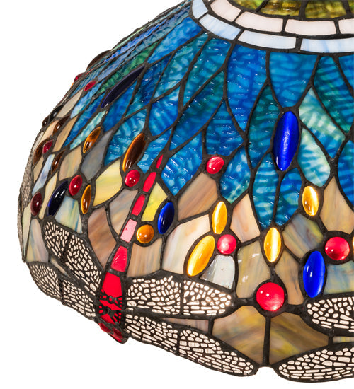 Meyda 18" Wide Tiffany Hanginghead Dragonfly Shade '118782