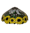 Meyda 16" Wide Wild Sunflower Shade '119557