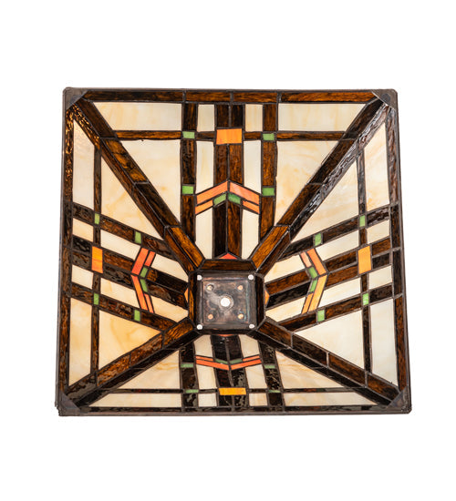 Meyda 14" Square Prairie Wheat Shade '119637