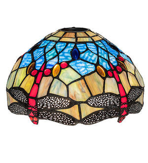 Meyda 10" Wide Tiffany Hanginghead Dragonfly Shade '119646