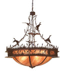 Meyda 48" Wide Ducks in Flight Inverted Pendant 120159