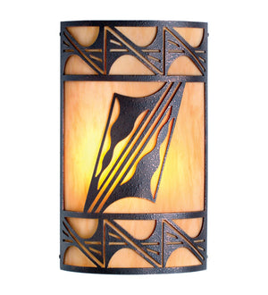 Meyda 12" Wide San Tan Wall Sconce 120198