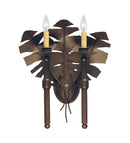 Meyda 16" Wide Kassia 2 Light Wall Sconce 120221