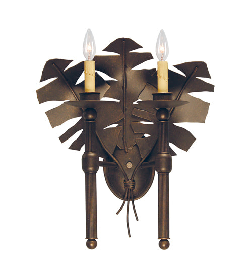 Meyda 16" Wide Kassia 2 Light Wall Sconce 120221