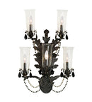 Meyda 20" Wide French Baroque 5 Light Wall Sconce 120231