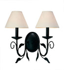 Meyda 18" Wide Bordeaux 2 Light Wall Sconce 120242