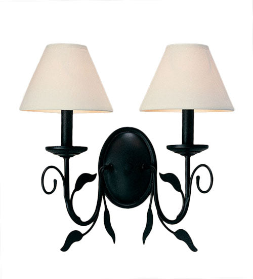 Meyda 18" Wide Bordeaux 2 Light Wall Sconce 120242