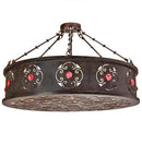 Meyda 38" Wide Julianne Semi-Flushmount 120284