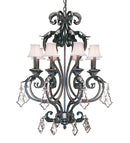 Meyda 28" Wide Josephine 8 Light Chandelier '120430