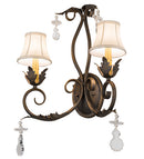 Meyda 16" Wide Felicia 2 Light Wall Sconce- 120759