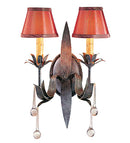 Meyda 13" Wide Slenderleaf 2 Light Wall Sconce '120771