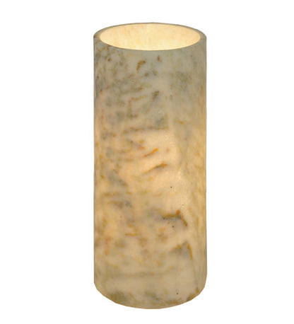 Meyda 4"W Cylindre Light Green Jadestone Shade '123468