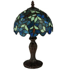 Meyda 14"H Nightfall Wisteria Mini Lamp '124812