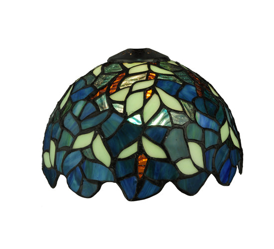 Meyda 14"H Nightfall Wisteria Mini Lamp '124812