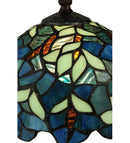 Meyda 14"H Nightfall Wisteria Mini Lamp '124812