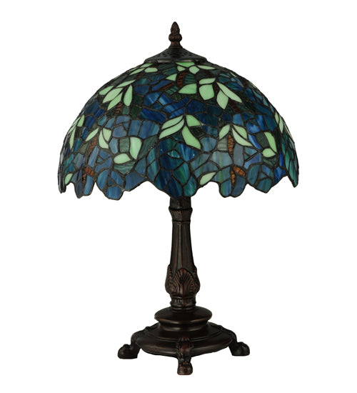 Meyda 17"H Nightfall Wisteria Accent Lamp '124813