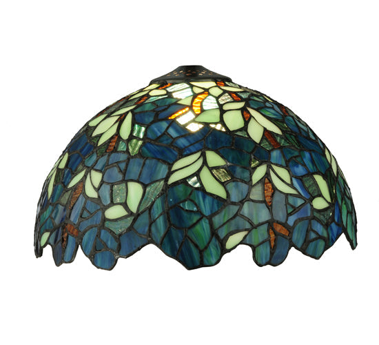 Meyda 17"H Nightfall Wisteria Accent Lamp '124813