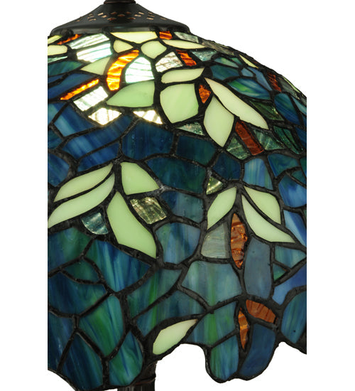 Meyda 17"H Nightfall Wisteria Accent Lamp '124813