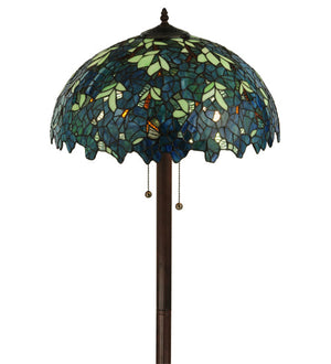 Meyda 63"H Nightfall Wisteria Floor Lamp '124814